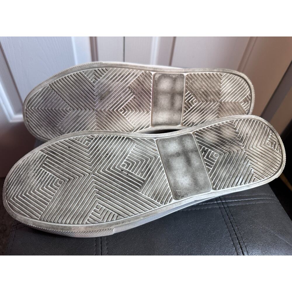 Steve Madden Shoes Men's 11 US Gray Casual Slip On Sneakers Canvas Fabric Work - Picture 10 of 10